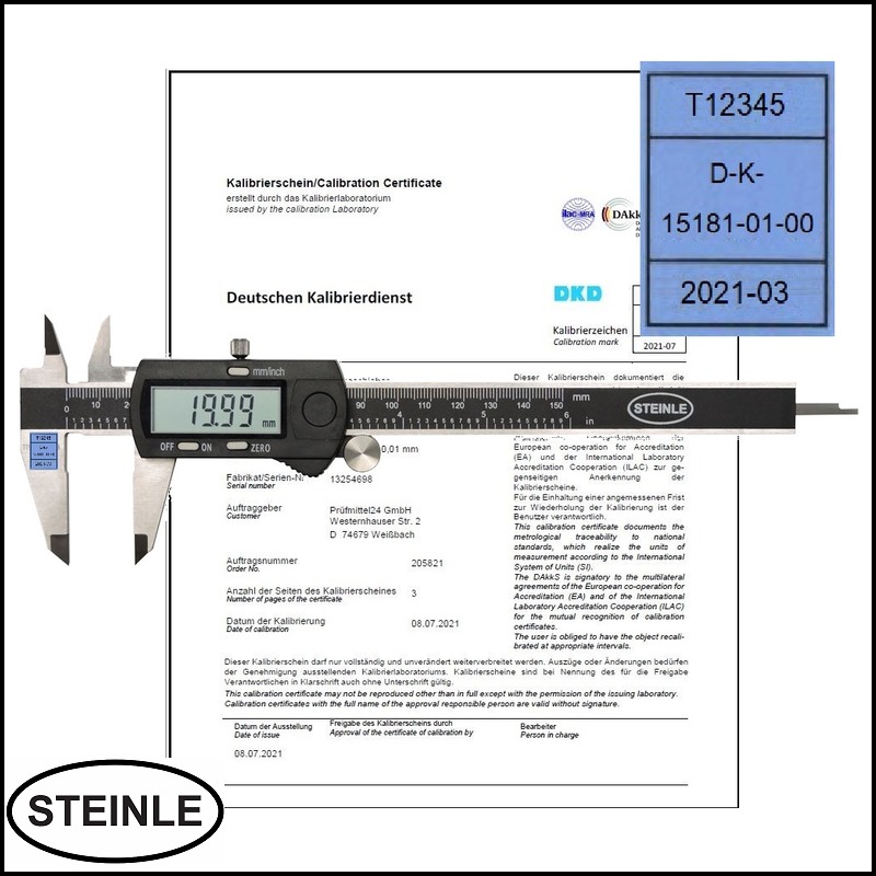 CNC Präzisionstiefenmessschieber 150 Mm – DIN 862, Rostfrei, Brückenlänge 100 Mm