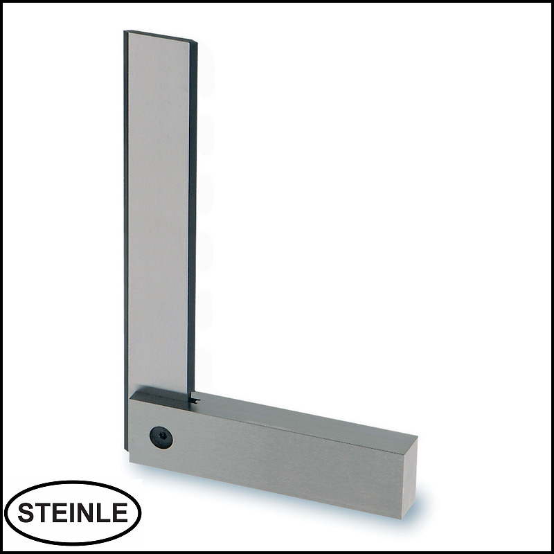STEINLE 6324 Präzisions Haarwinkel mit Anschlag 50 x 40 mm INOX