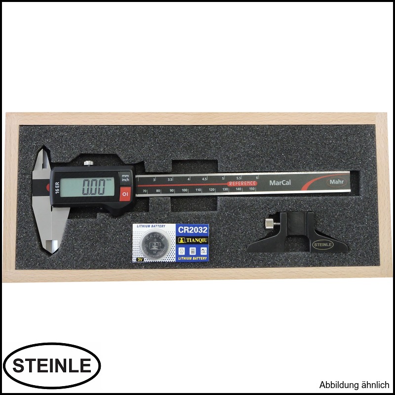 Digitaler Digital Messschieber Schieblehre IP67 150 mm Mahr 16EWR Tiefenmaß ecki Digitaler Digital Messschieber Schieblehre IP67 150 mm Mahr 16EWR Tiefenmaß ecki